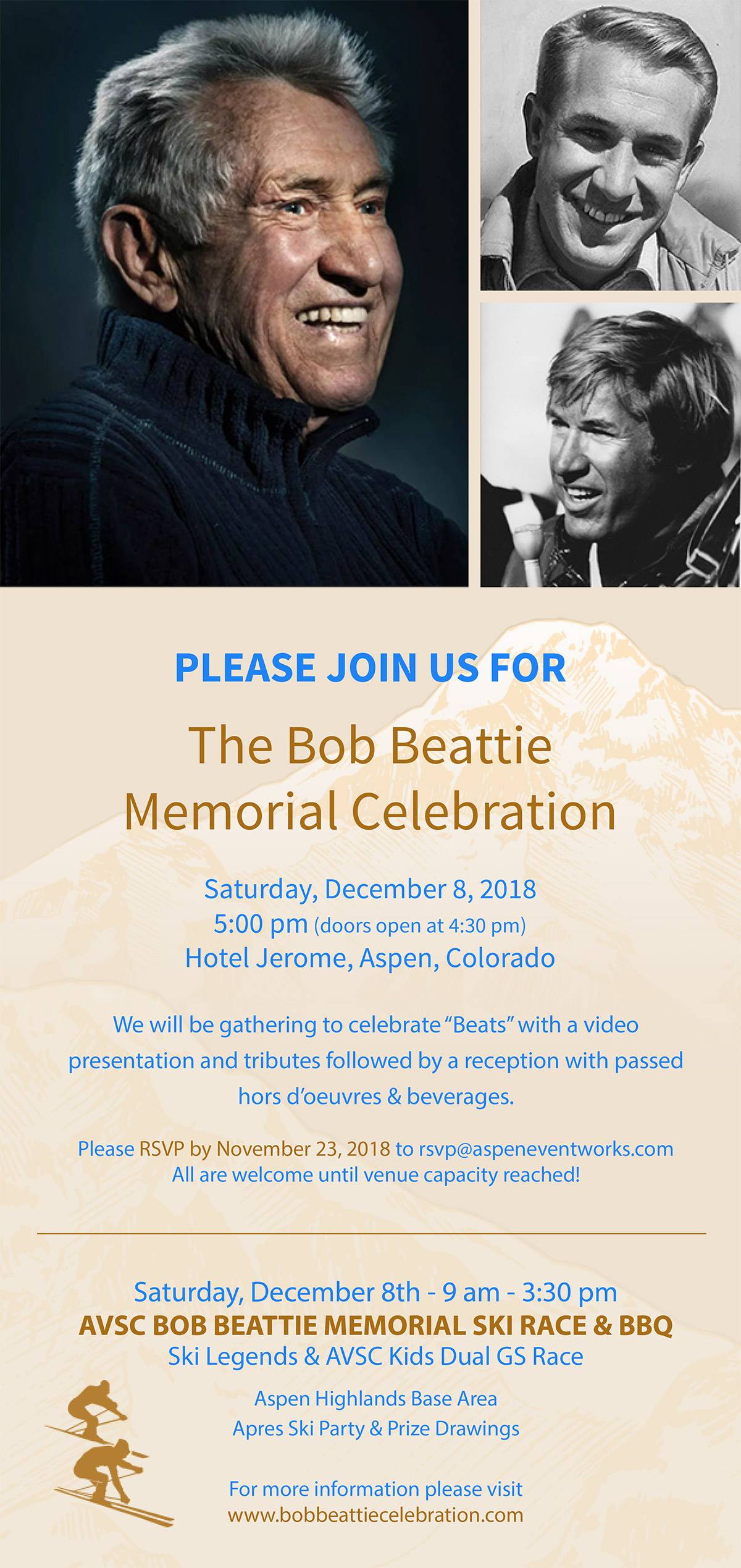 Bob Beattie Day Invite