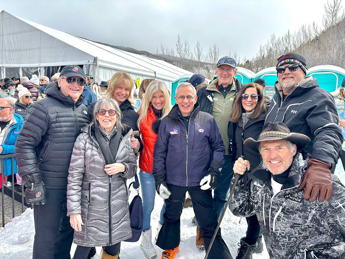 A group of Beattie family and friends were on hand for the naming of Beattie Way on Aspen Mountain and watch the Men’s World Cup Downhill that followed.
